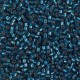 Miyuki delica beads 10/0 - Silver lined blue zircon dyed DBM-608